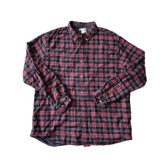 Carbon2Cobalt Long sleeve, button down, Flannel; shirt; jacket; size LG/TALL - Picture 1 of 10